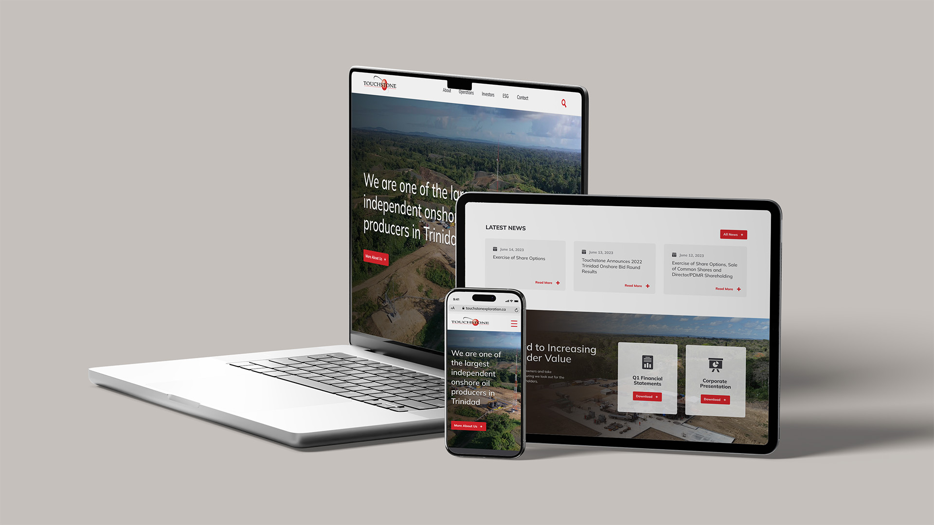 Touchstone Website Redesign 1